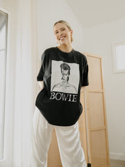 David Bowie Aladdin Sane Dither Black Hi-Dive Tee (FINAL SALE)