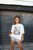 Dolly Parton All American Dolly Off White Thrifted Distressed Tee