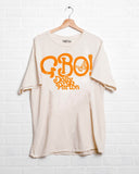 Dolly Parton GBO Butterfly Off White Thrifted Distressed Tee