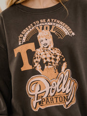 Dolly Parton Great To Be a Tennessee Vol Smoke Hi-Dive Oversized Crew Sweatshirt