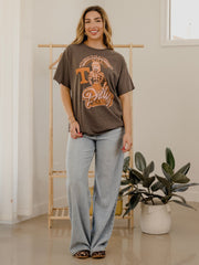 Dolly Parton Great To Be a TN Vol Charcoal Thrifted Distressed Tee