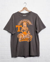 Dolly Parton Great To Be a TN Vol Charcoal Thrifted Distressed Tee