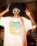 Dolly Parton I Heart Dolly & The Vols Off White Thrifted Distressed Tee
