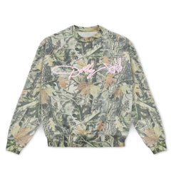 Dolly Parton Signature Script Camouflage Sweatshirt
