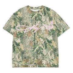 Dolly Parton Signature Script Camouflage Tee