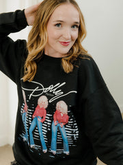 Dolly Parton Triple Threat Black Sweatshirt