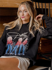 Dolly Parton Triple Threat Black Sweatshirt