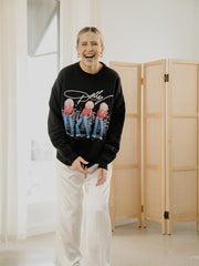 Dolly Parton Triple Threat Black Sweatshirt