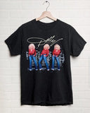 Dolly Parton Triple Threat Black Thrifted Distressed Tee