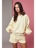 Gingham Short Set (Yellow)