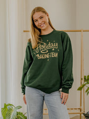 Holiday Baking Team 25 Forest Green Sweatshirt