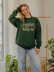 Holiday Baking Team 25 Forest Green Sweatshirt