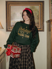 Holiday Baking Team 25 Forest Green Sweatshirt