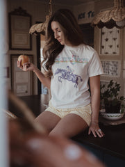 Horse Show White Comfort Colors Tee