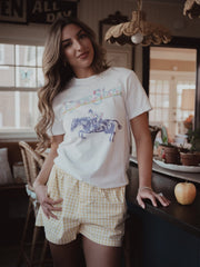 Horse Show White Comfort Colors Tee