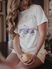 Horse Show White Comfort Colors Tee