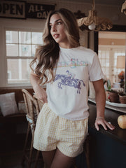 Horse Show White Comfort Colors Tee