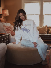 Horse Show White Sweatshirt
