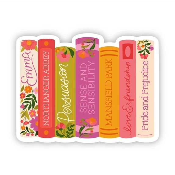 Jane Austen Collection Sticker