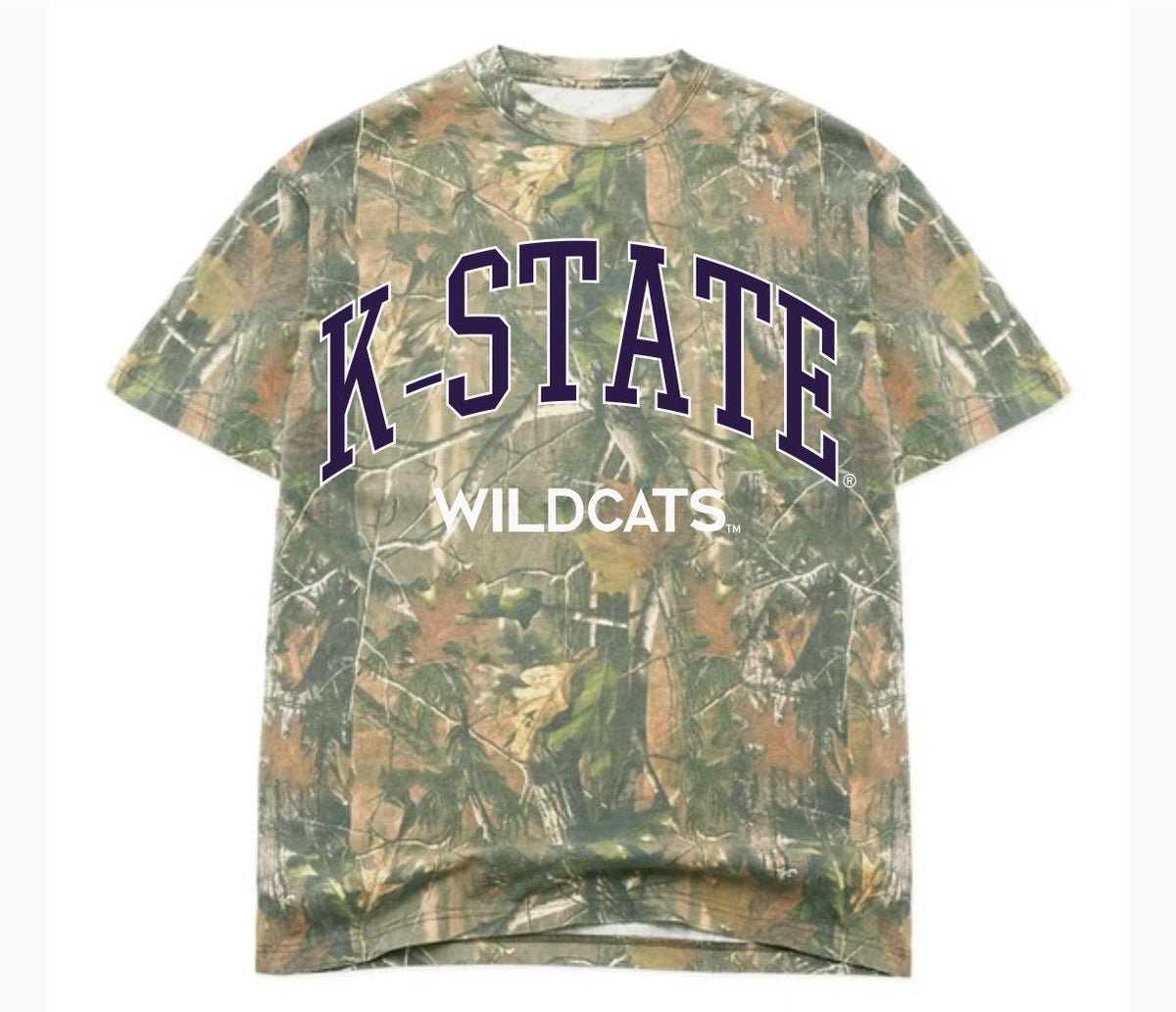 Kansas State Wildcats Filled Gault Camouflage Tee