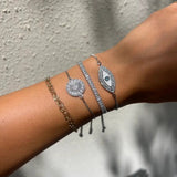 Knox Evil Eye Slider Bracelet