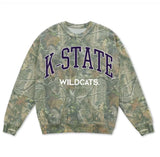 KSU Wildcats Filled Gault Camouflage Sweatshirt