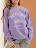 KSU Wildcats Stadium Coordinates Violet Sweatshirt
