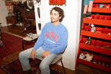KU Jayhawks Filled Gault Flo Blue Sweatshirt
