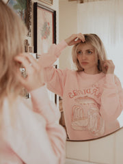 Las Sardinias Pink Sweatshirt