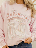 Las Sardinias Pink Sweatshirt