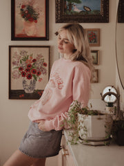 Las Sardinias Pink Sweatshirt