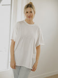 LivyLu Blank White Thrifted Tee