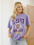 LSU Tigers Baseball Violet Tee
