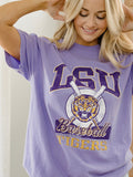 LSU Tigers Baseball Violet Tee