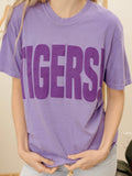 LSU Tigers Mono Puff Ink Violet Tee