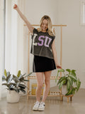 LSU Tigers Quilted Puff Ink Smoke Tank