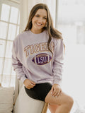 LSU Tigers Wonka Football Orchid Sweatshirt