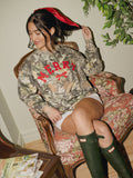 Merry Bow Camouflage Sweatshirt