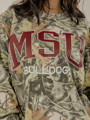 Mississippi State Bulldogs Filled Gault Camouflage Sweatshirt