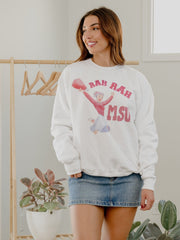 Mississippi State Bulldogs Rah Rah White Sweatshirt