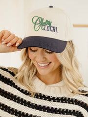 Navy Cheers Local Embroidered Hat