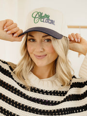 Navy Cheers Local Embroidered Hat