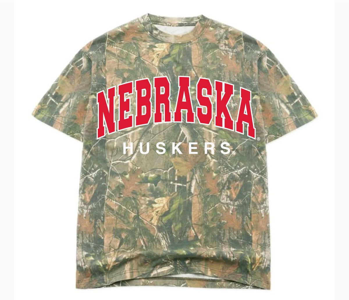 Nebraska Huskers Filled Gault Camouflage Tee