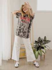 Nebraska Huskers Filled Gault Black/White Camouflage Tee