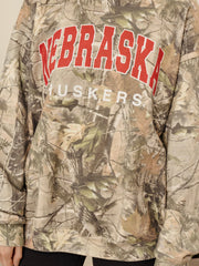 Nebraska Huskers Filled Gault Camouflage Sweatshirt