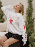 Nebraska Huskers Sporty White Sweatshirt