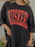 Nebraska Huskers Tall Boy Smoke One Size Tee