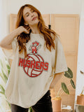 Nebraska Huskers Volleyball Mascot Off White Thrifted Tee