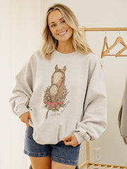 Not My First Derby Ash Gray Sweatshirt