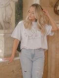 OK Palace Rose Ash Thrifted Tee